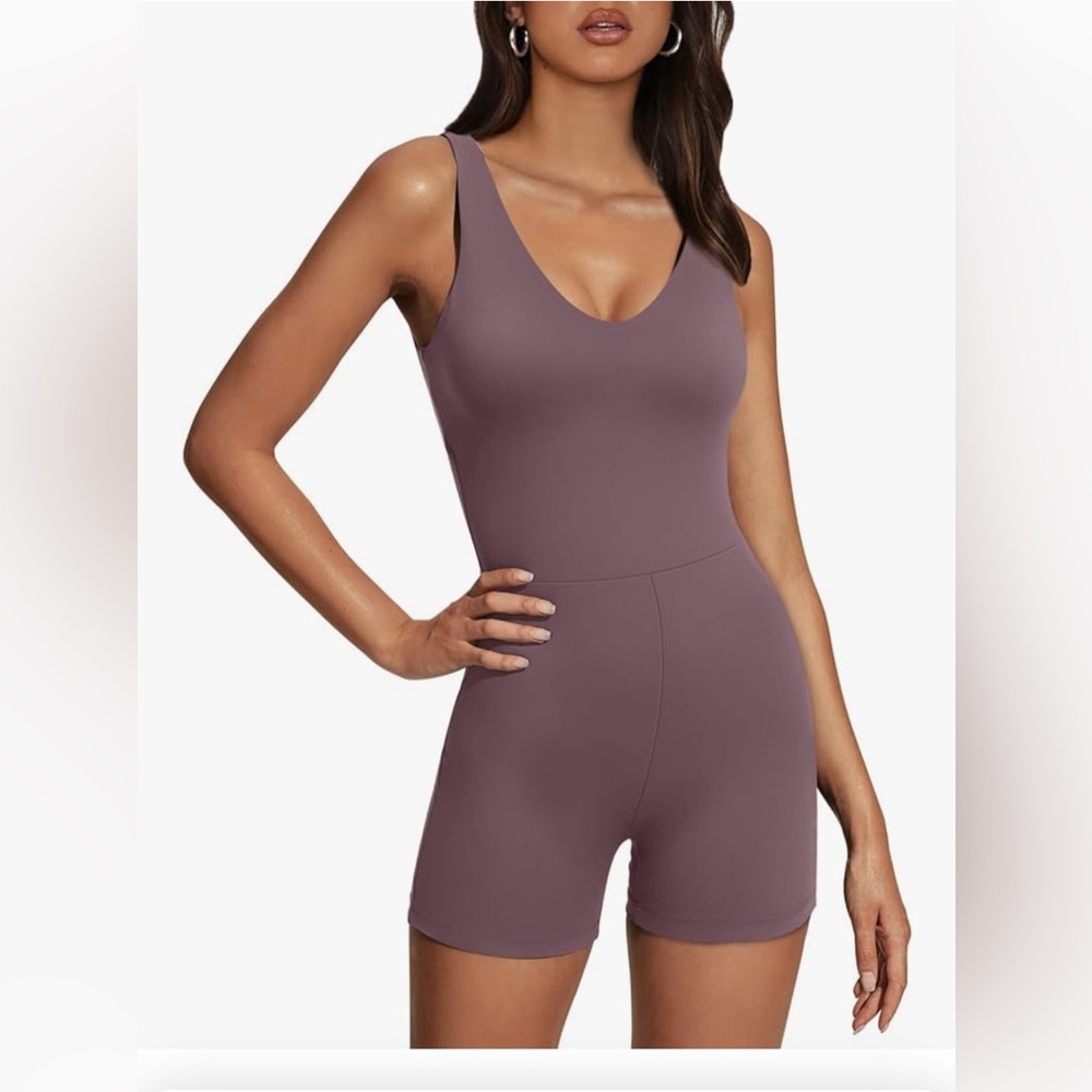 Womens Jumpsuits Bodysuit Rompers Workout One Piece Yoga